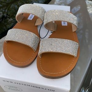 Steve Madden Rhinestone sandals (RESERVED)